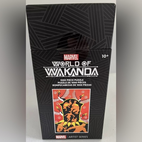 Black Panther World of Wakanda 1000 Piece Puzzle Marvel Artist Series NWT - Picture 1 of 5